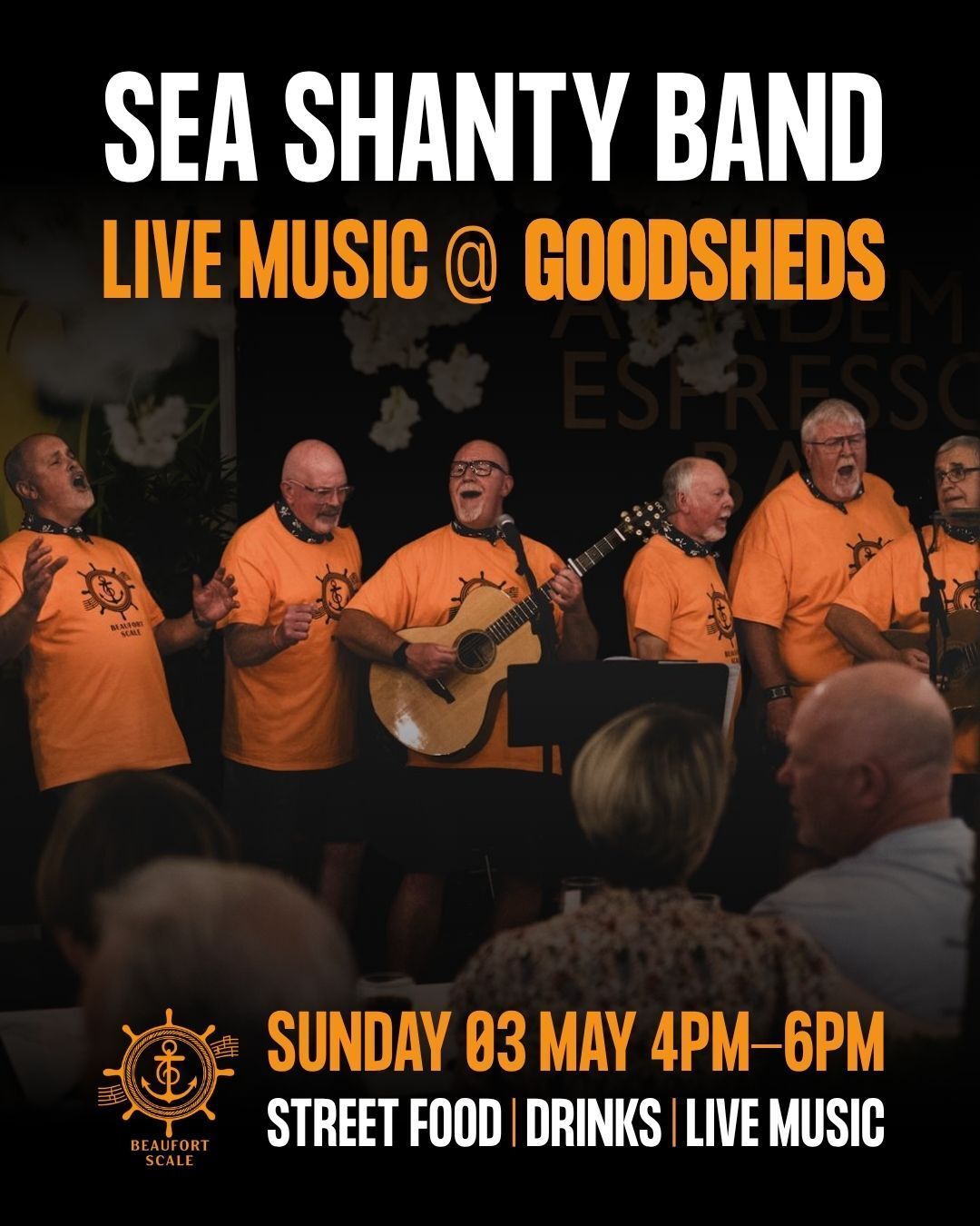 Goodsheds Barry gig poster