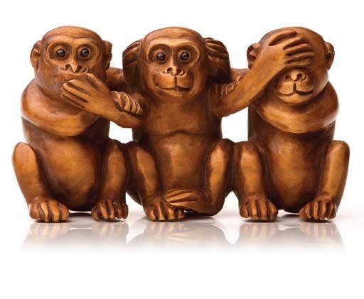 3 brass monkeys